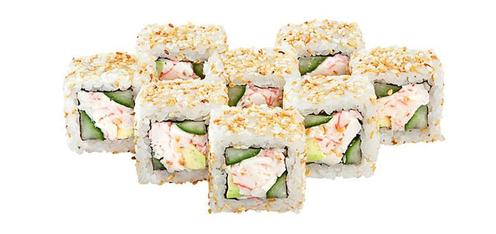 Rolls in the Sushi Wok sushi bar. Order by promotion