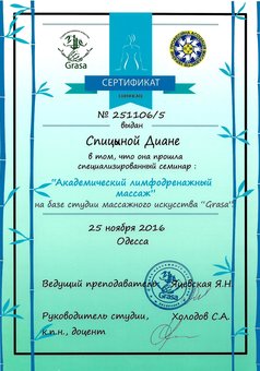 Контурний масаж тіла у кабінеті Діани Спіциної в Одесі. Записуйтесь по акції.
