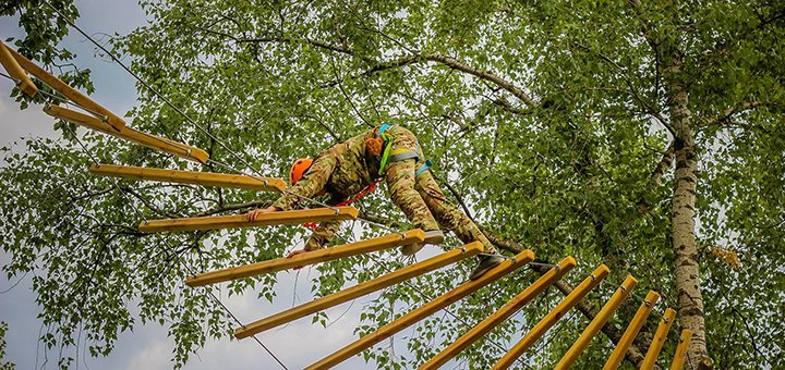 Прохождение двух маршрутов и троллей от клуба активного отдыха «Shanti Extreme» в Киеве 1