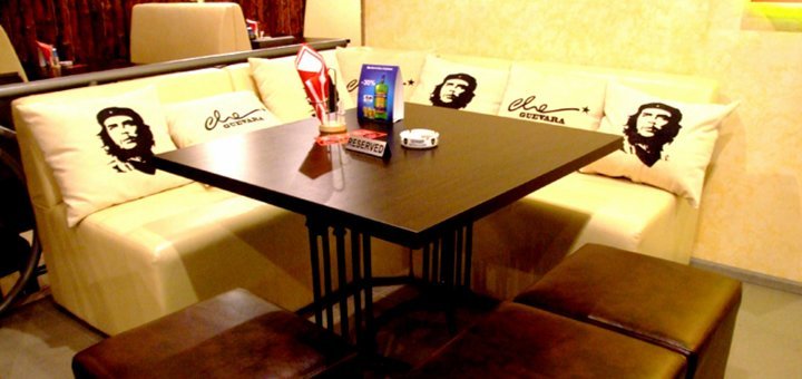 Зал в ресторане «Че Гевара». Посещайте по акции