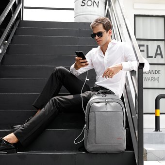 Backpacks with usb charging in the Tigernu online store in Zaporozhye. Buy on the stock.