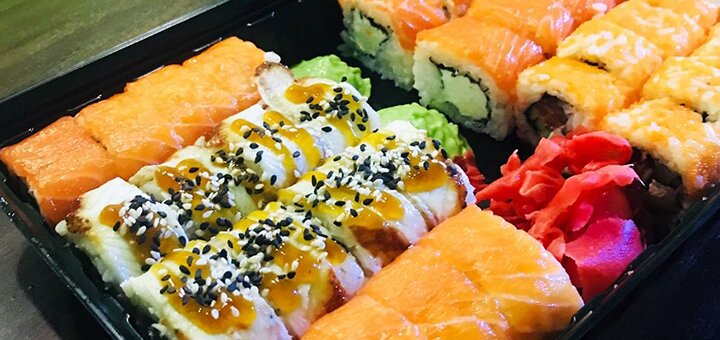 Знижка на всі суші, роли та мережі в суші-барі «Beer & Sushi»