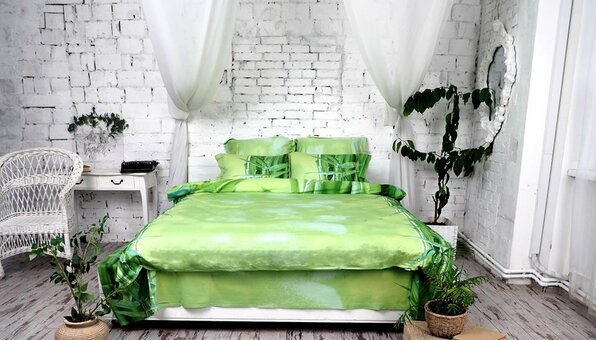 Bed satin luxury TM «Marcel» in Kiev. Buy on the stock.
