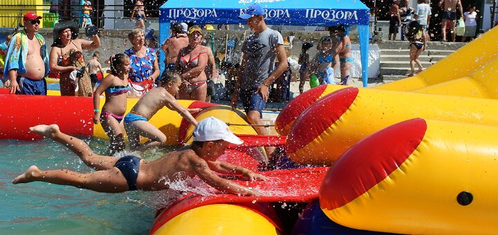 Promotions children&#39;s water park &quot;ukhtyshka&quot;