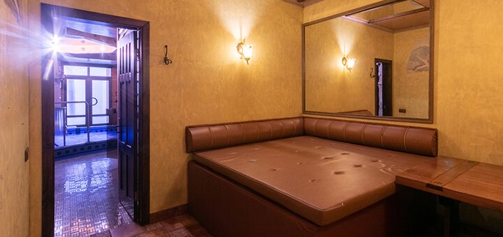 До 3 часов посещения сауны с водопадом для компании в банном комплексе «Banya Club» в Киеве 