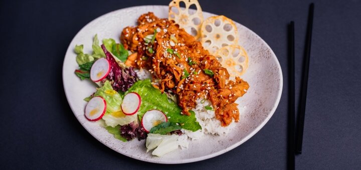 Pan-Asian restaurant Moyogi in Lviv. Visit for promotion 8
