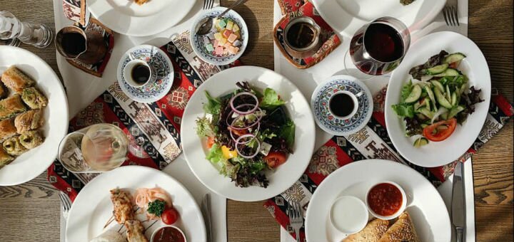 Restaurant of the crimean tatar cuisine &quot;khadzhibey&quot; in odessa. order the menu for the promotion.