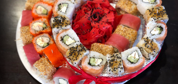 Discount on sushi with delivery