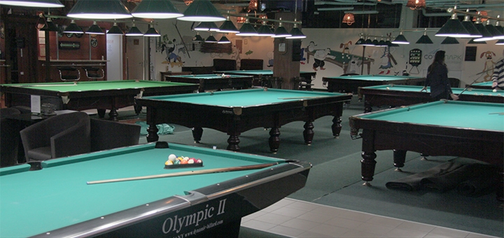 Promotional offers in the billiard room "Atmosphere"