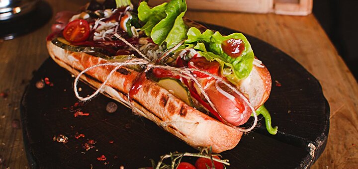 Burger place - burger bar in zaporozhye. order food for the promotion. 1