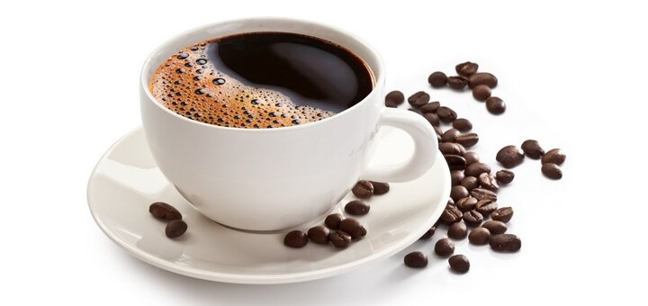 Grain coffee in the &quot;t-coffee&quot; store. buy at a discount.