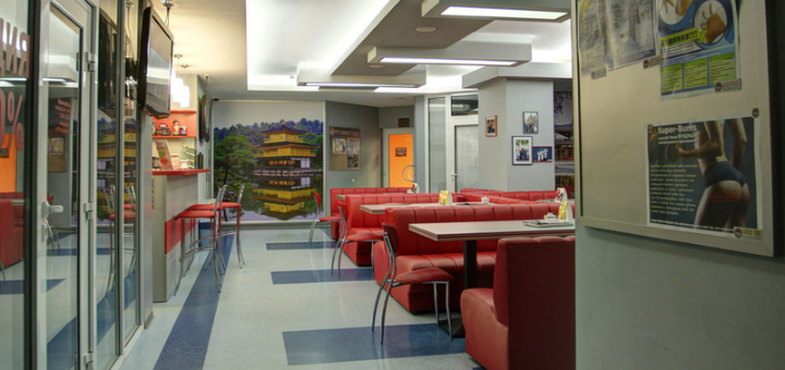 Fitness cafe in the sports club &quot;tiger&quot; in odessa. buy subscriptions at a discount.
