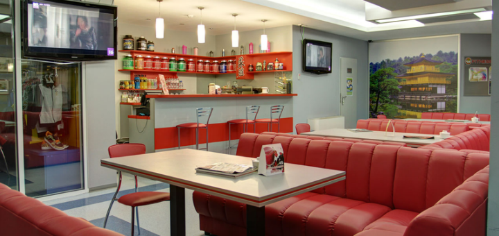 Fitness cafe in the sports club &quot;tiger&quot; in odessa. buy subscriptions at a discount.