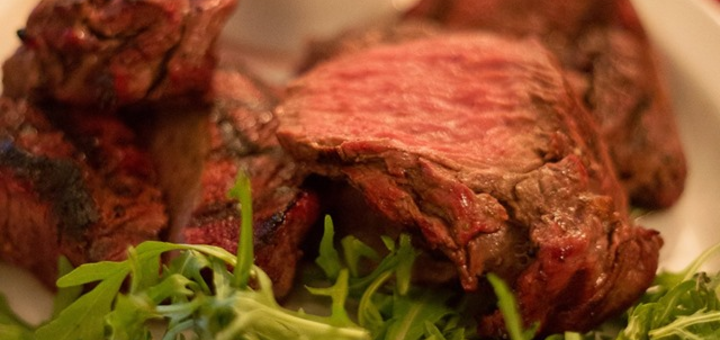 Delicious meat in a dublin pub