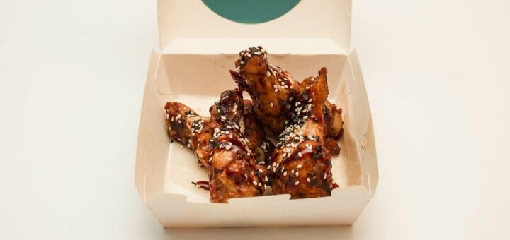 Menu with a discount from the restaurant hot snacks