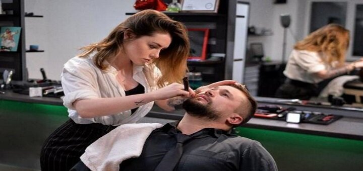 Стрижка бороды в мужской парикмахерской Revolt Barbershop