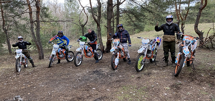 Rent of ATVs and Kvadro Dnepr motorcycles in Dnipro. With discount.