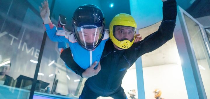 Wind tunnel FlyTime in Dnipro, discounts for flights