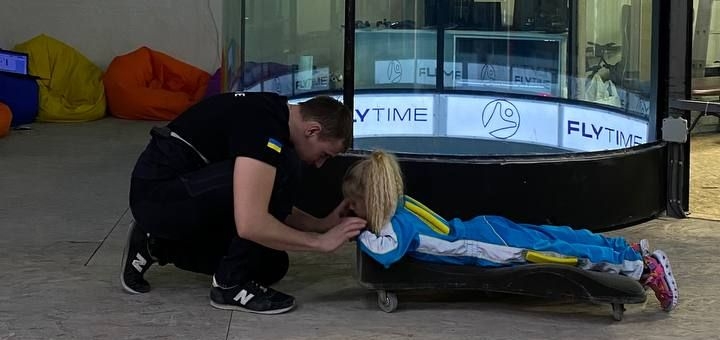 Wind tunnel FlyTime in Dnipro, discounts for flights