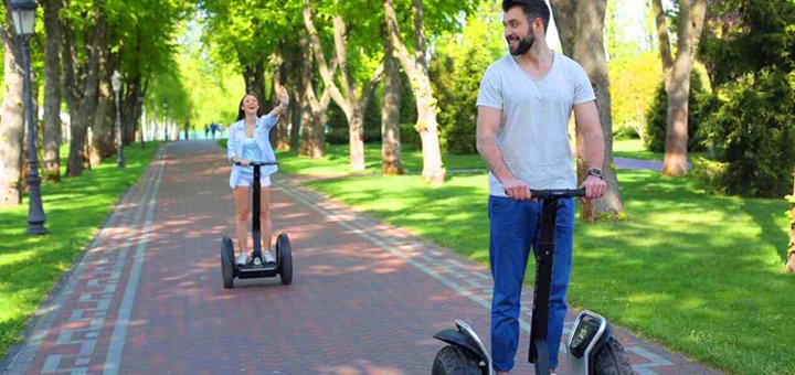 Прогулянки на сігвеях «Green Wheels» в Києві. Сплачуйте прокат segway акцією.