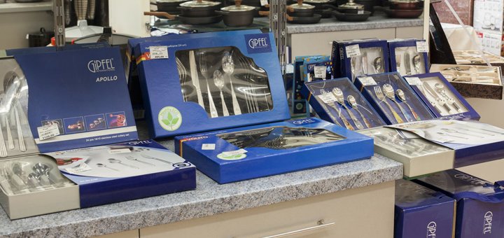 Скидки на столовые приборы в магазинах «Gipfel»