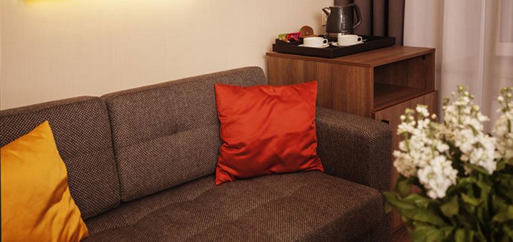 Номер в отеле «Senator Apartaments Maidan» в центре Киева. Забронировать номер со скидкой