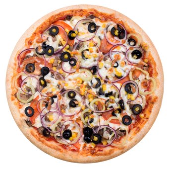 Піца Вегетаріанська від служби доставки "QR-Pizza". Замовляйте зі знижкою