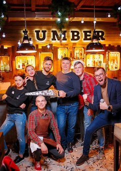 Затишна атмосфера в ресторані «lumber» в дніпрі. забронювати столик по акції