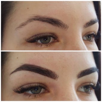 Eyebrow tattooing at the Polaris beauty studio in Nikolaev. Sign up for a discount.