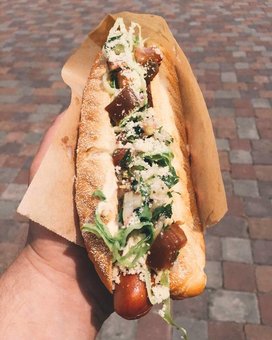 Bistro Bistro. buy a hot dog at a discount